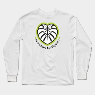 T Shirt Aroid Plant Monstera Borsigiana Long Sleeve T-Shirt